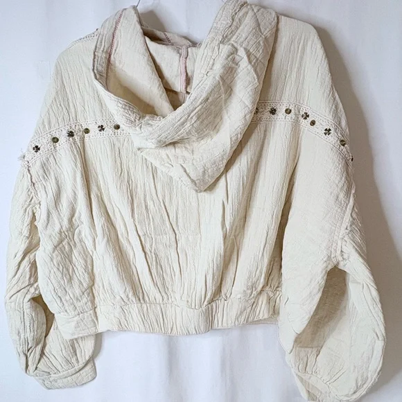 POL Cream Hooded Set with Stud Details - Picture 5 of 12